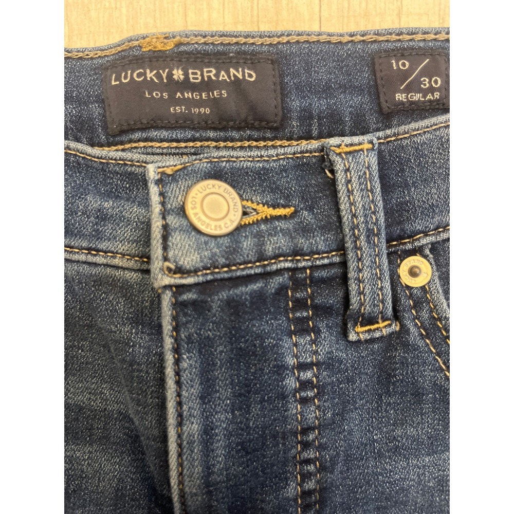 Lucky Brand Ava Mid Rise Skinny Jeans Blue Denim Size 10/30 Regular‎